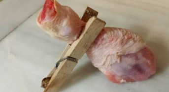 Denuncia a su empresa ante la Inspección de Trabajo por recibir este jamón con jamonero en su caja de Navidad