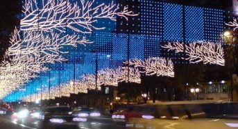 Drástica reducción de la iluminación navideña en Madrid