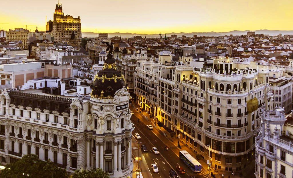 Madrid sin nieve.