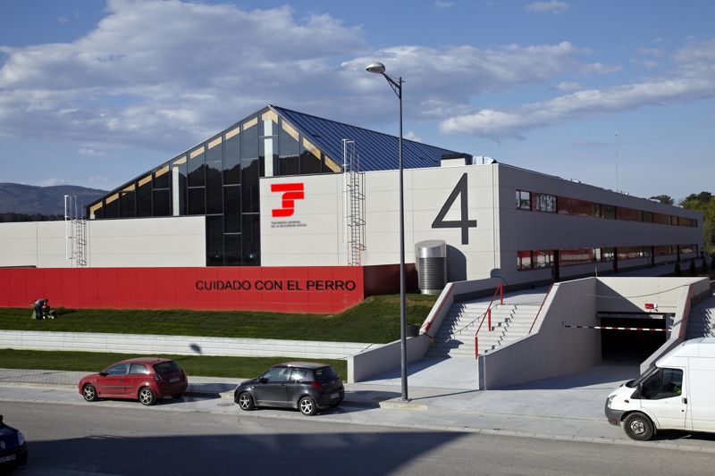Nave Seguridad Social donde se guardaban las pensiones