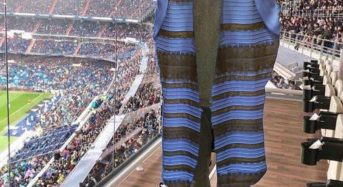 ¿Blanco y dorado o azul y negro? ¿De qué color era el vestido de Sergio Ramos?