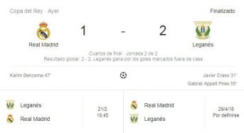 El Leganés echa una mano al independentismo humillando al Real Madrid.