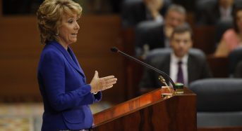 Esperanza Aguirre podría ser fruto de una persecución por parte de la izquierda.