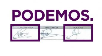 Podemos podría estar tras las firmas falsificadas del acta de Cifuentes