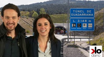 Un error en los planos del búnker que se están construyendo a Pablo Iglesias e Irene Montero en su nueva casa obliga a apuntalar el Túnel de Guadarrama.