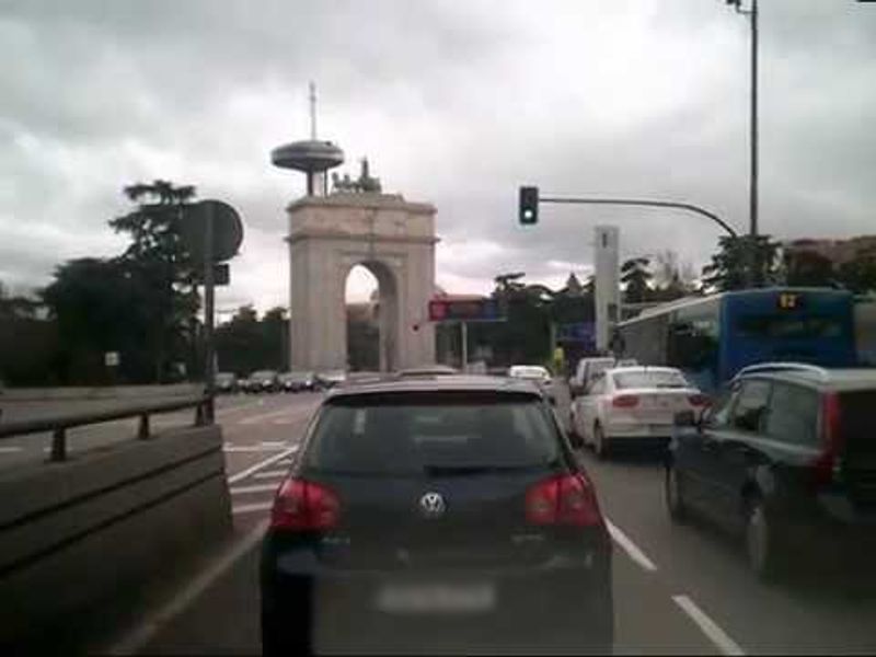 Conductor Cazado primo Sánchez 53 km-h en Madrid