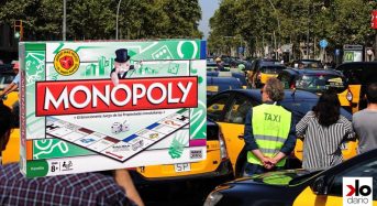 Los taxistas españoles organizan un Campeonato Nacional de Monopoly durante la huelga de taxis