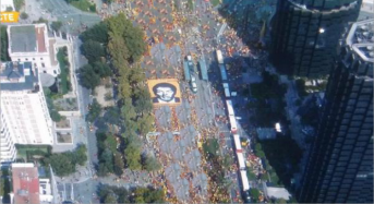 FRACASO ABSOLUTO: apenas 3.000 personas en la manifestación de la diada 2018