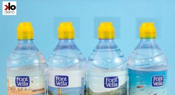 Font Vella sí que saco una edición de botellas de agua con tapones amarillos