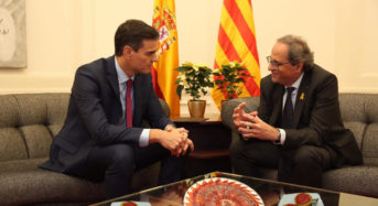 El Govern ofrece a Sánchez «pan tumaca» en la cita Sánchez-Torra y Moncloa añade jamón serrano.