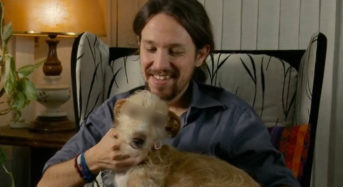 Pablo Iglesias e Irene Montero piden una segunda hipoteca para la casa del perro.