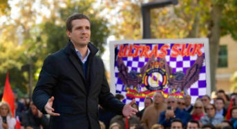 Pablo Casado promete que el Barça no volverá a humillar al Real Madrid si él es Presidente del Gobierno.