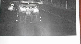 Varios detenidos por circular por la autovia enseñando el culo mientras circulaban a 115 km/h.