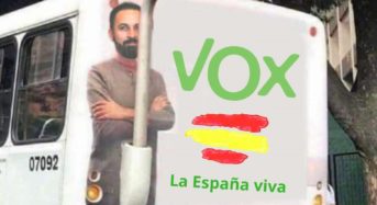 Polémica por la publicidad electoral de VOX en los autobuses urbanos en A Coruña.