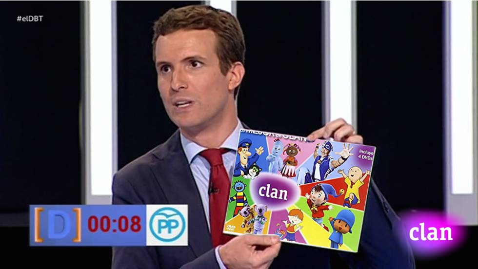 Pablo Casado quiere participar en un debate electoral en CLAN TV