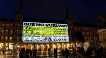 El Partido Popular podría estar detrás de la proyección de los papeles de Bárcenas en la plaza Mayor