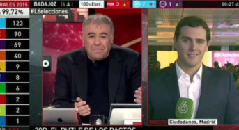 El gasto de electricidad del pactómetro de Ferreras, durante la noche electoral, provocó el mayor pico de gasto energético conocido. Subirá la luz.