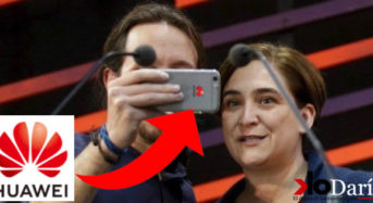 Huawei, el teléfono comunista que espía, el preferido por los progres y especialmente por los podemitas.