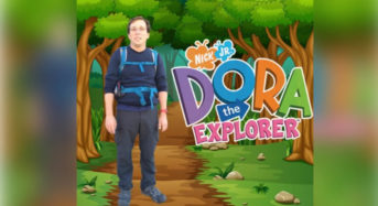Nikelodeon propuso a a Martinez-Almeida, hacer el papel de Dora la Exploradora en su nueva película.