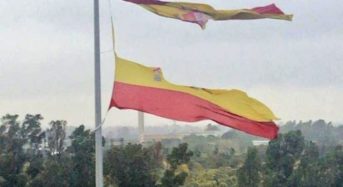 La Fiscalía de la Audiencia Nacional estudia pedir la imputación del temporal Cecilia por destruir una bandera de España de Sevilla.