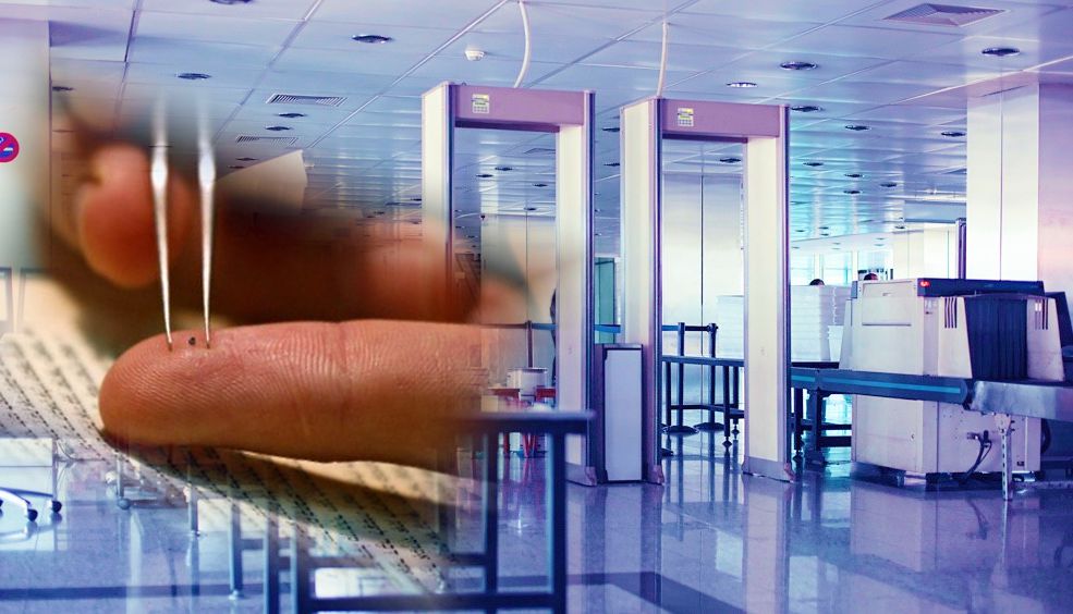 Nuevos arcos de seguridad de Aena para detectar nanochips