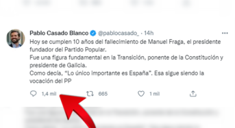Casado recuerda el aniversario de la muerte de Manuel Fraga y le llueven los ZASCAS.